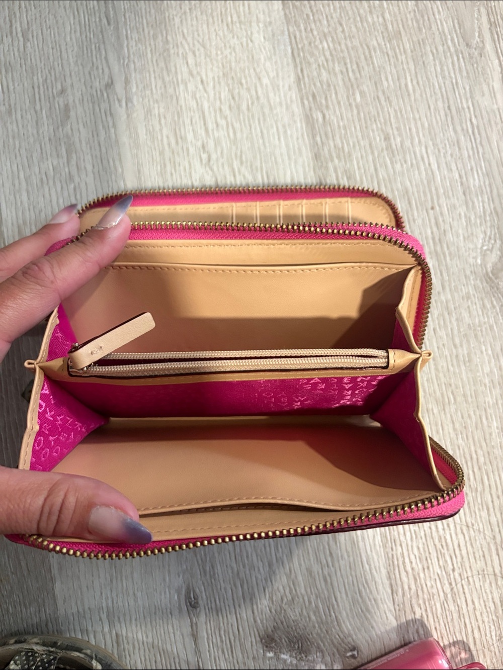 Kate Spade Pink Pebbled Leather Wallet - Picture 6 of 7